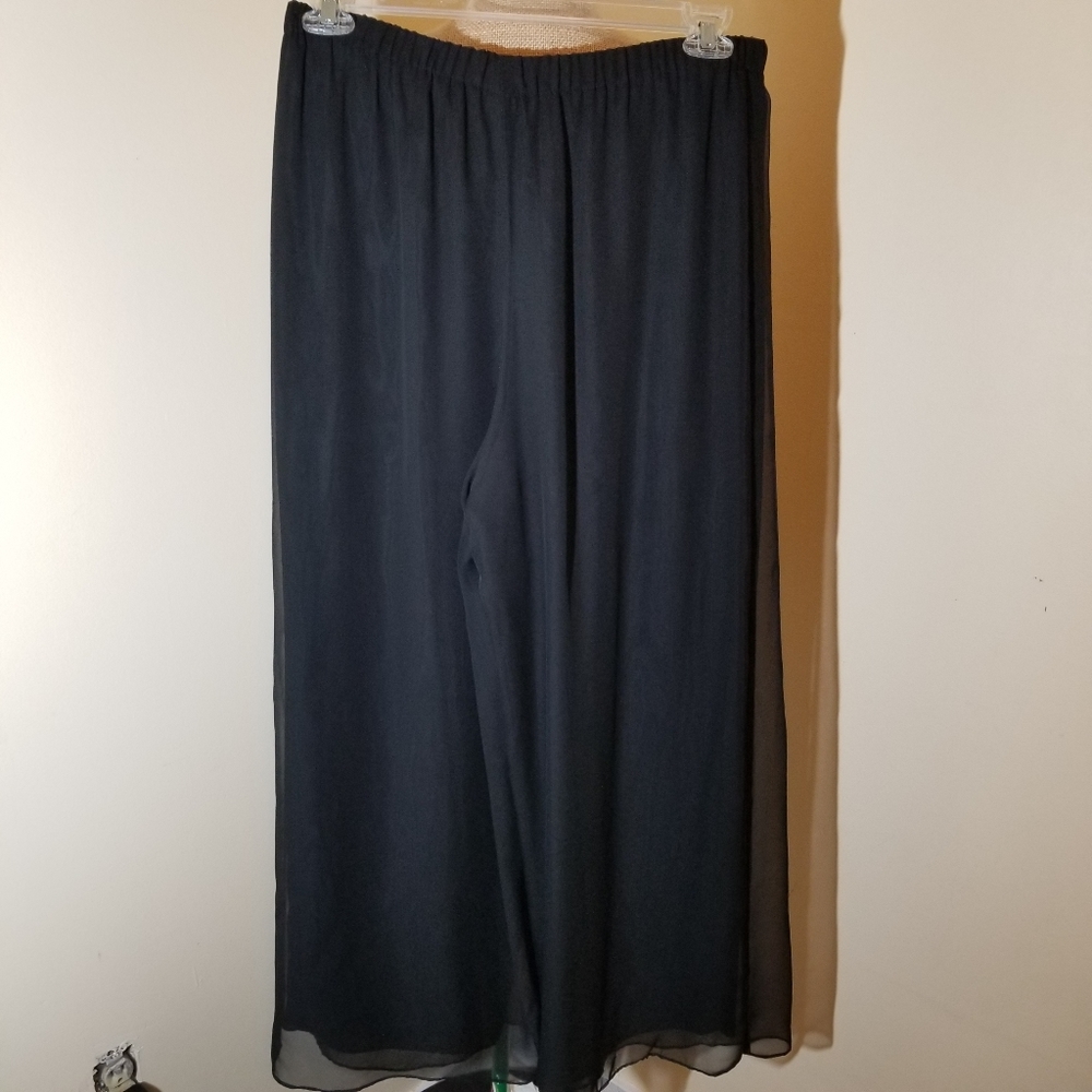 🌻3/$20 Patra vintage black pillazzo dress pants size 8 - Picture 4 of 6